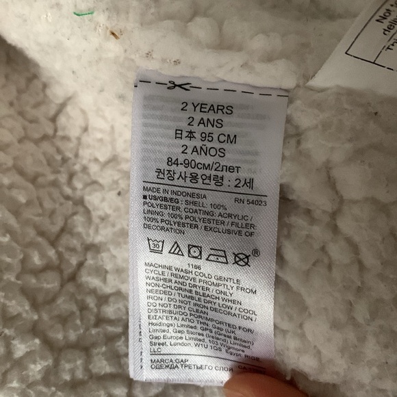 Baby GAP winter puffer jacket - Picture 6 of 8